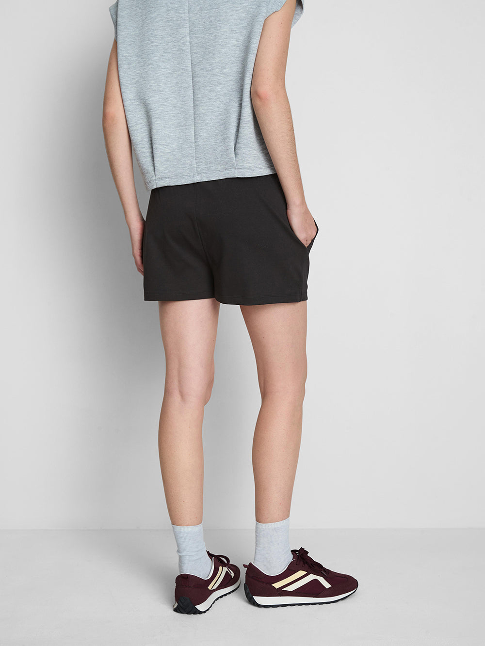 Womens Cotton Relaxed Fit Drawstring Summer Lounge Shorts