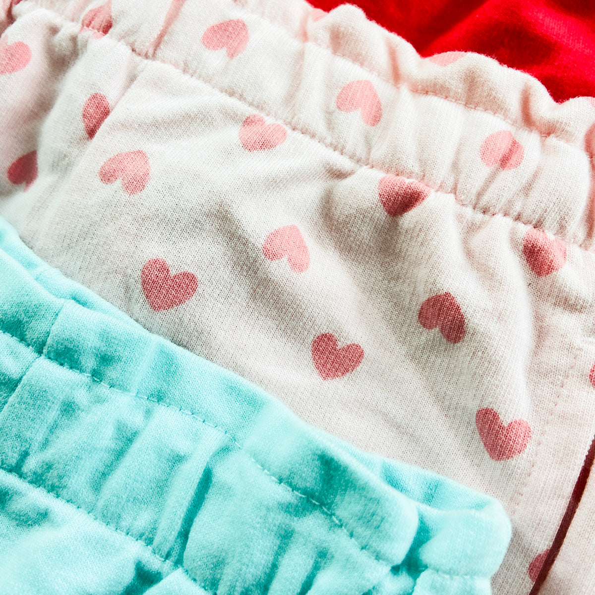 Pack of 3 Baby Girls Soft French Summer Friendly Terry Shorts