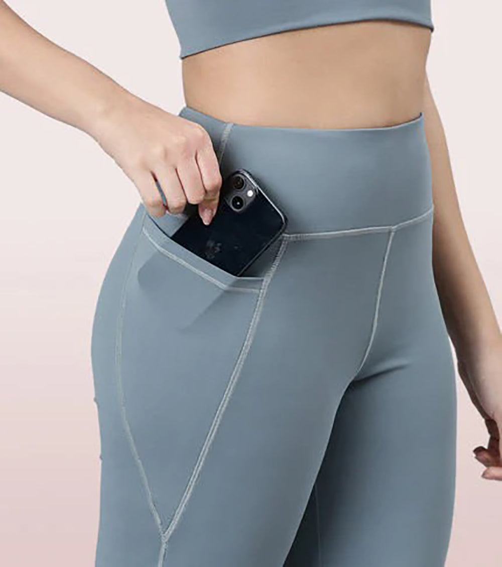 Womens High Waist Bootcut Yoga Pants with Pockets