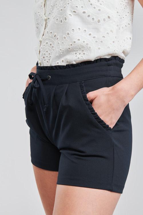 Womens Regular Fit Short Polyester Drawstring Shorts