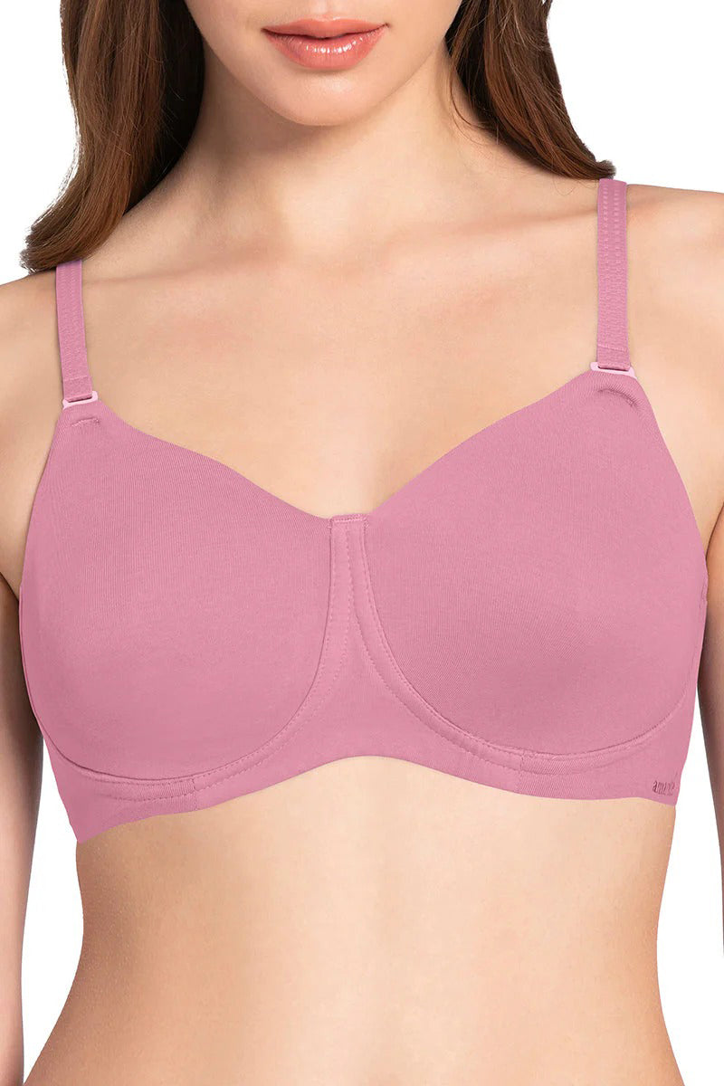 Womens Cotton Non-Padded Non-Wired Full Coverage Bra
