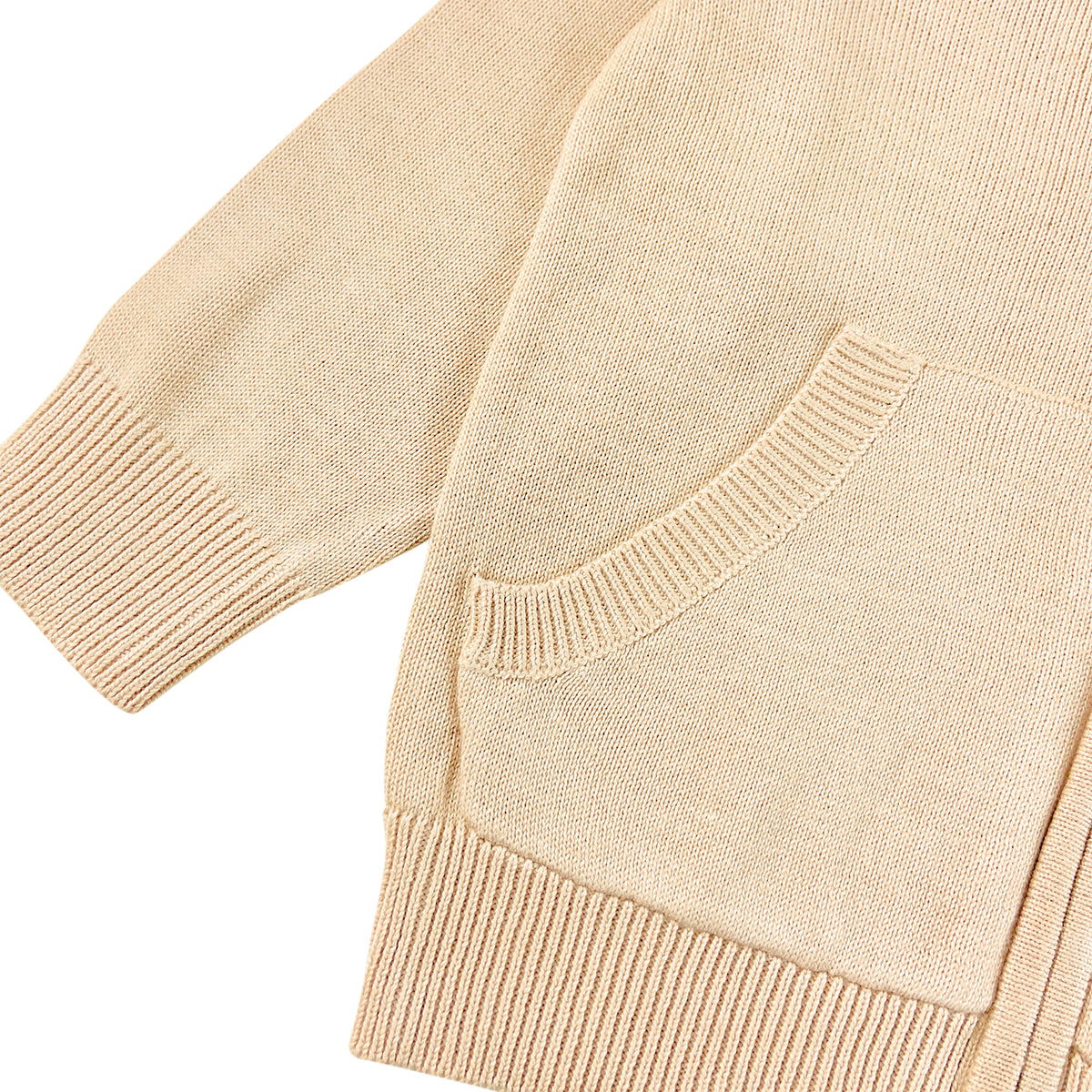 Kids Premium Knitted Zip-Up Zipper Cardigan Sweater