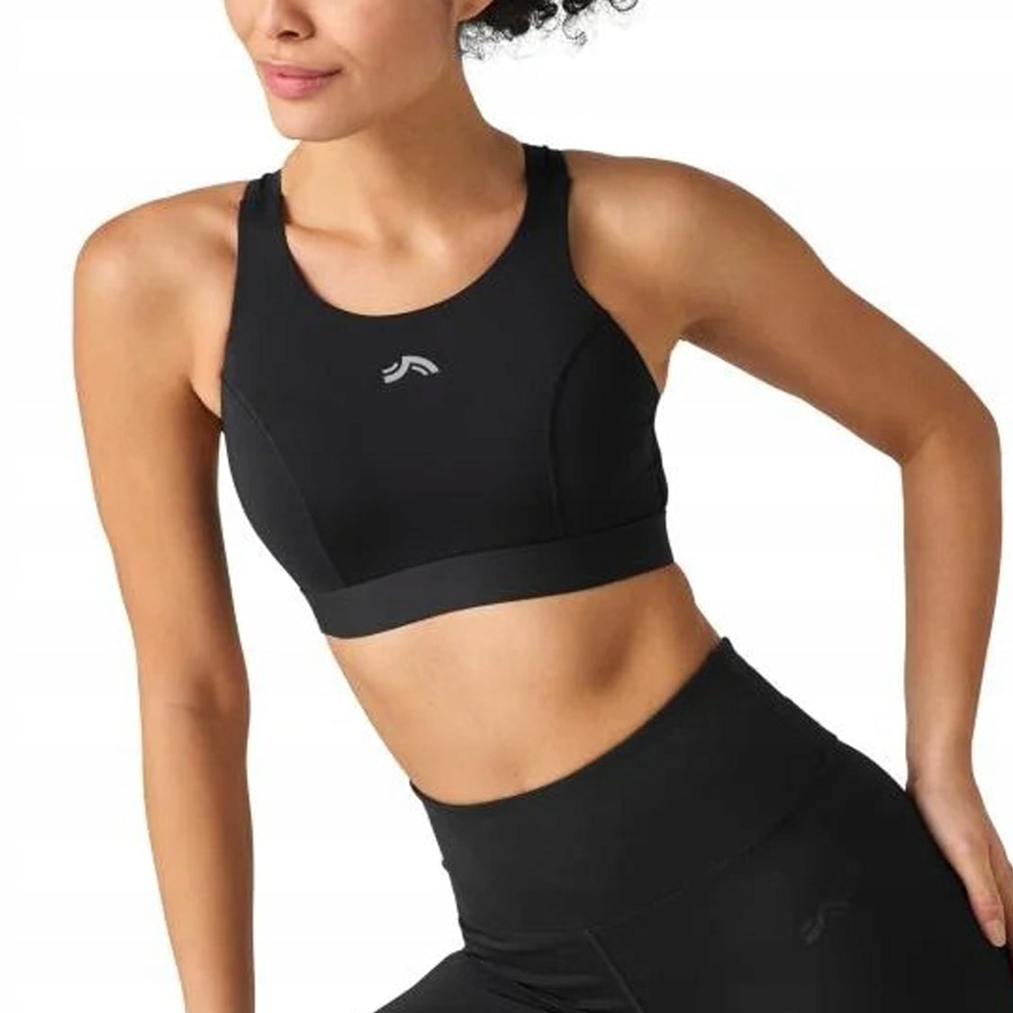Women's High Support Padded Mesh Inserts Sports Bra