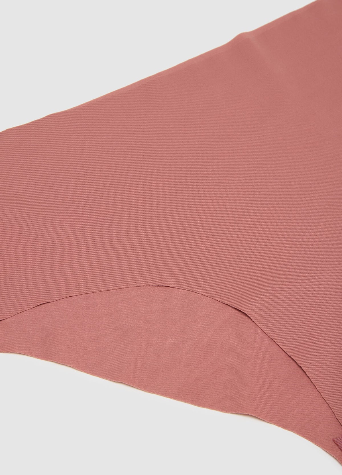 Womens Seamless Mid Rise Invisible Comfort Stretch Full Back Brief Panty