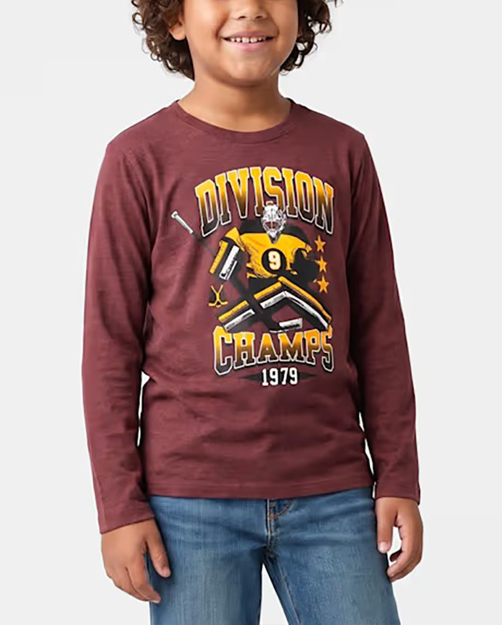 Boys Crew Neck Long-Sleeve Printed T-Shirt | 4–16 Years