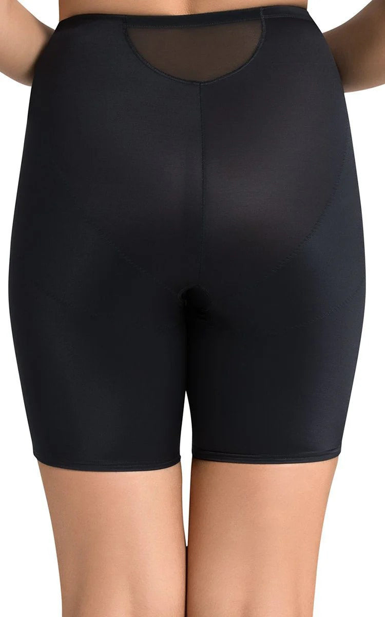 Womens High Waist Tummy Control Breathable Mesh Thigh Shaper Shorts