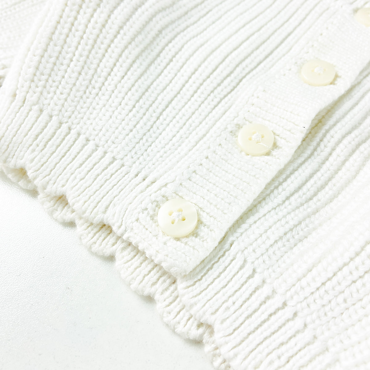 Baby Premium Soft Rib-Knit Cotton Cardigan Sweater