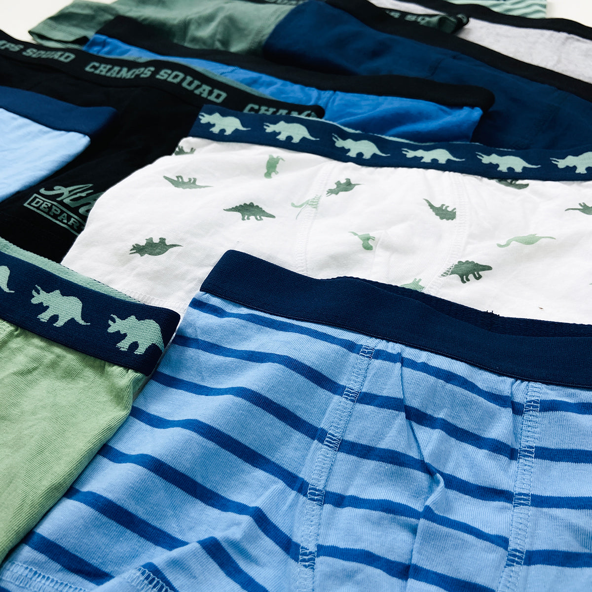 Pack of 5 Boys Soft Cotton Boxer Briefs | 2–14 Years