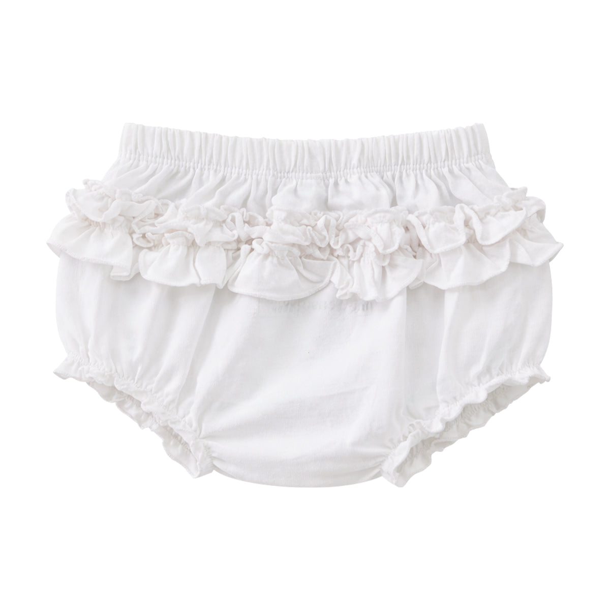Baby Girls Ruffle Soft Cotton  Breathable Diaper Cover Short Pant