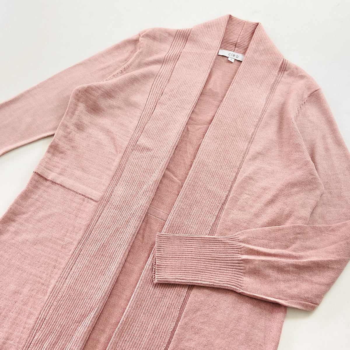 Womens Long Open Front Knit Lightweight Soft Cardigan Coat