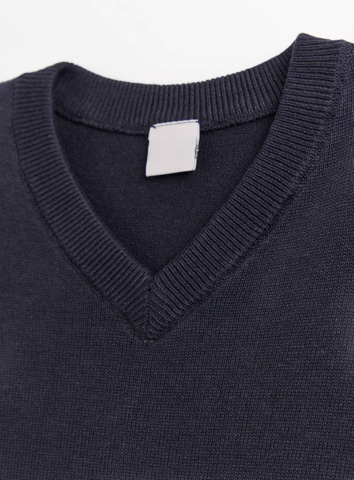 Boys V-Neck Long Sleeve Cotton Sweater