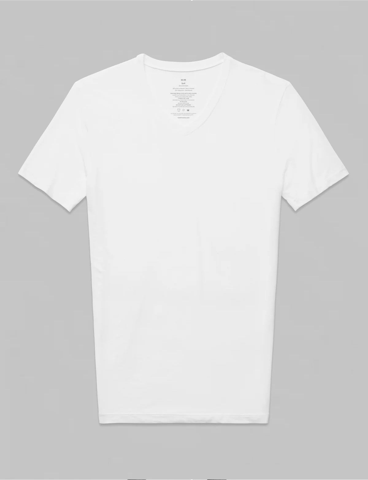 Mens Half Sleeve High V-Neck Cotton Undershirt