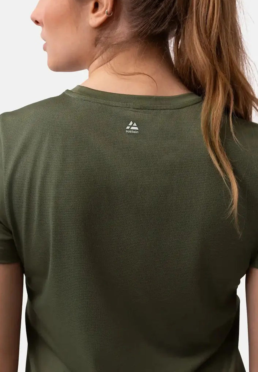 Women’s Recycled Quick-Dry Breathable Mesh Sports T-Shirt