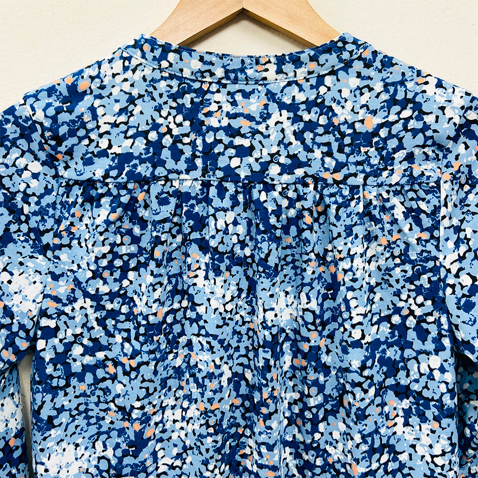 Ladies ¾ Sleeve Soft Floral Casual Top