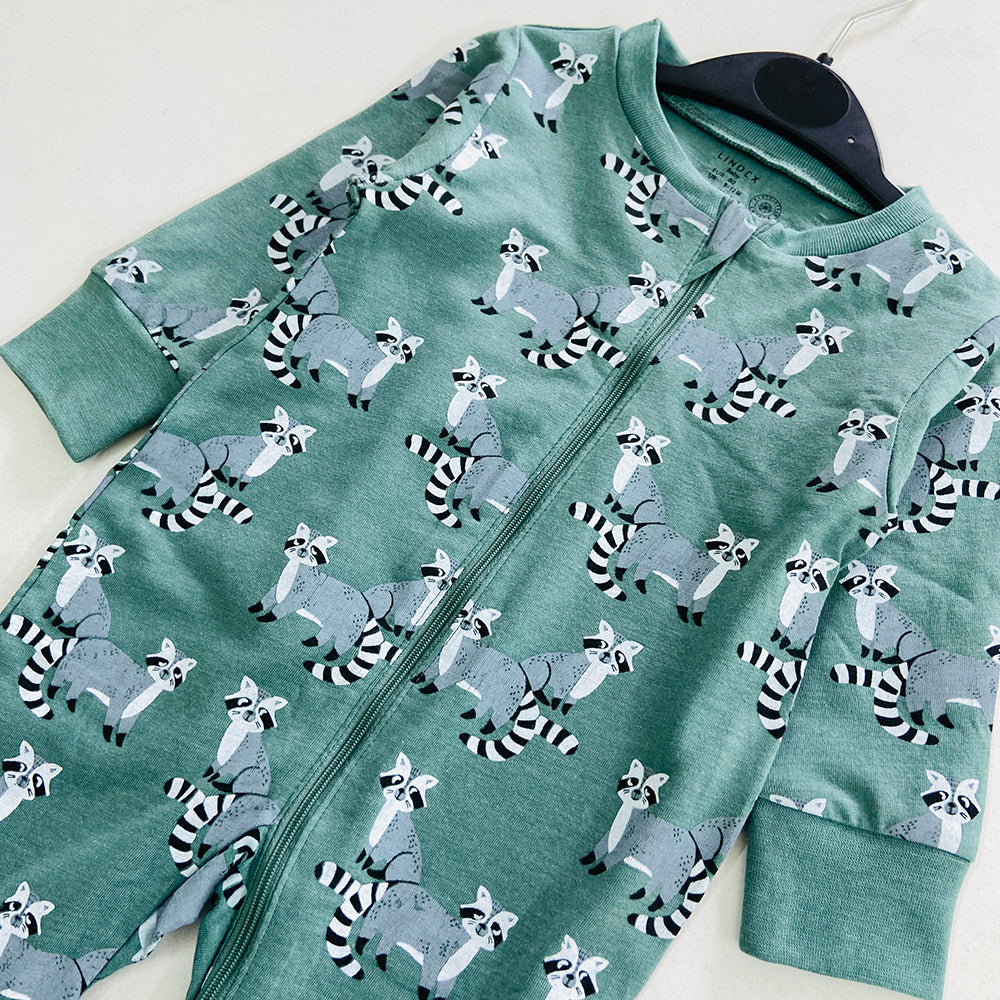 Baby Organic Cotton Printed Sleepsuit Full Body Romper