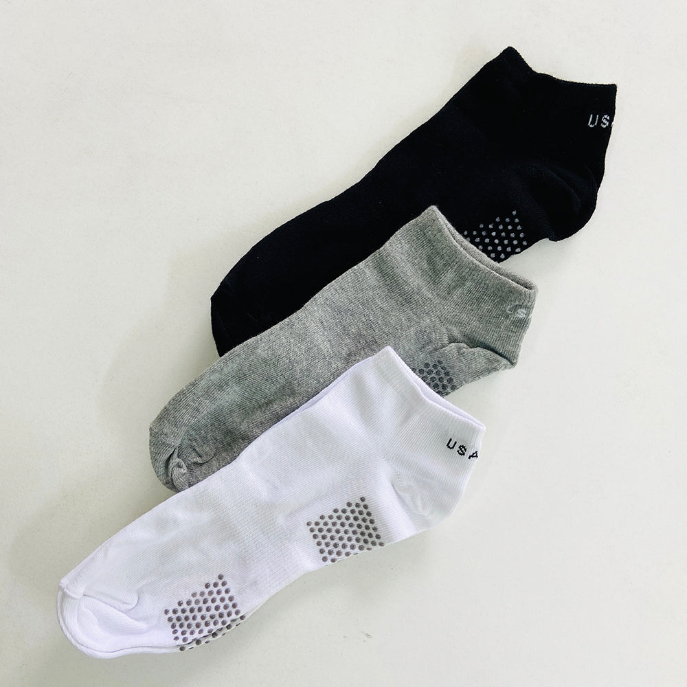 Mens Anti-Slip Cotton Ankle Socks