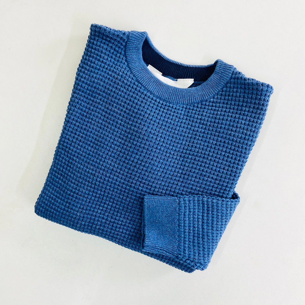 Boys Long Sleeve Knit Cotton Sweater