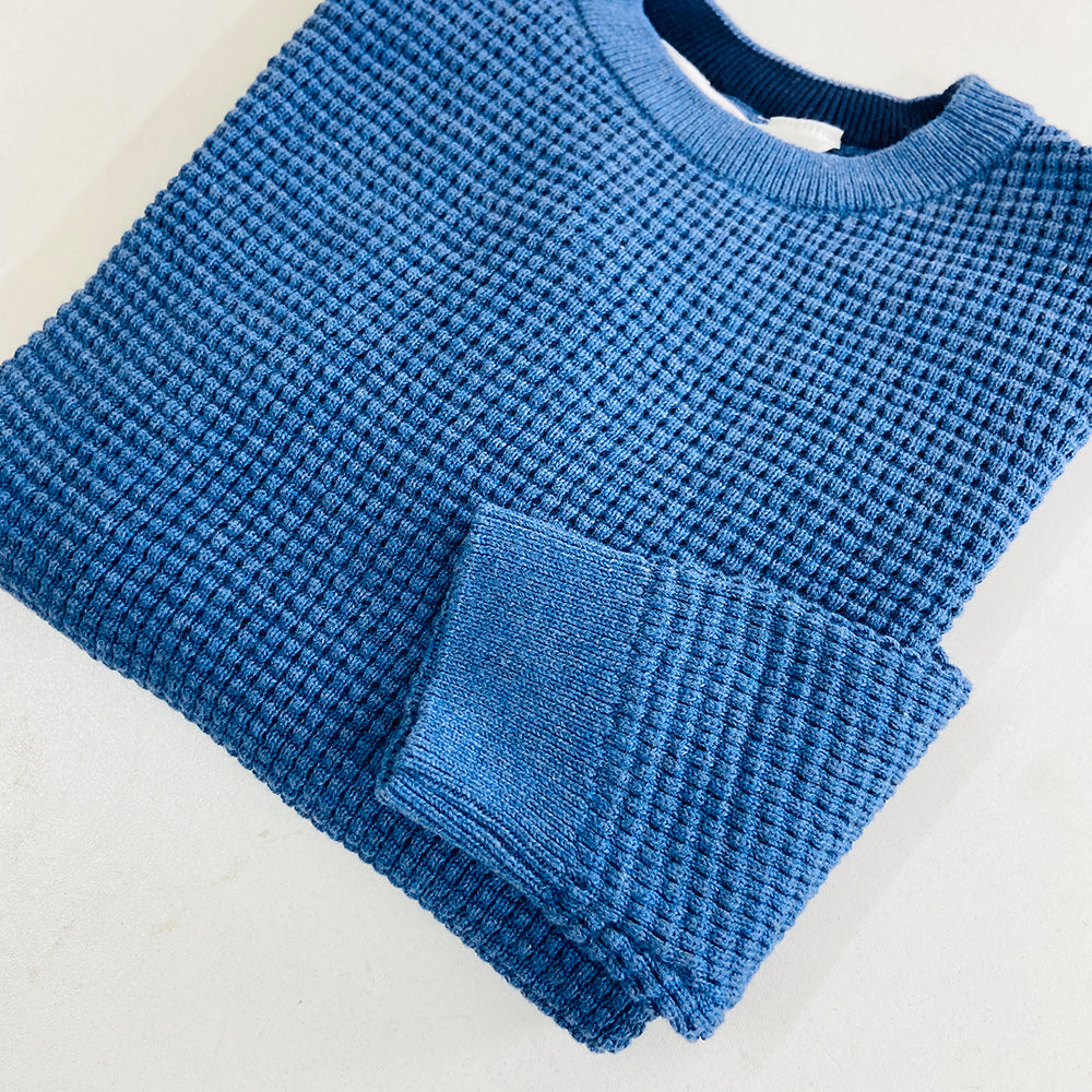 Boys Long Sleeve Knit Cotton Sweater