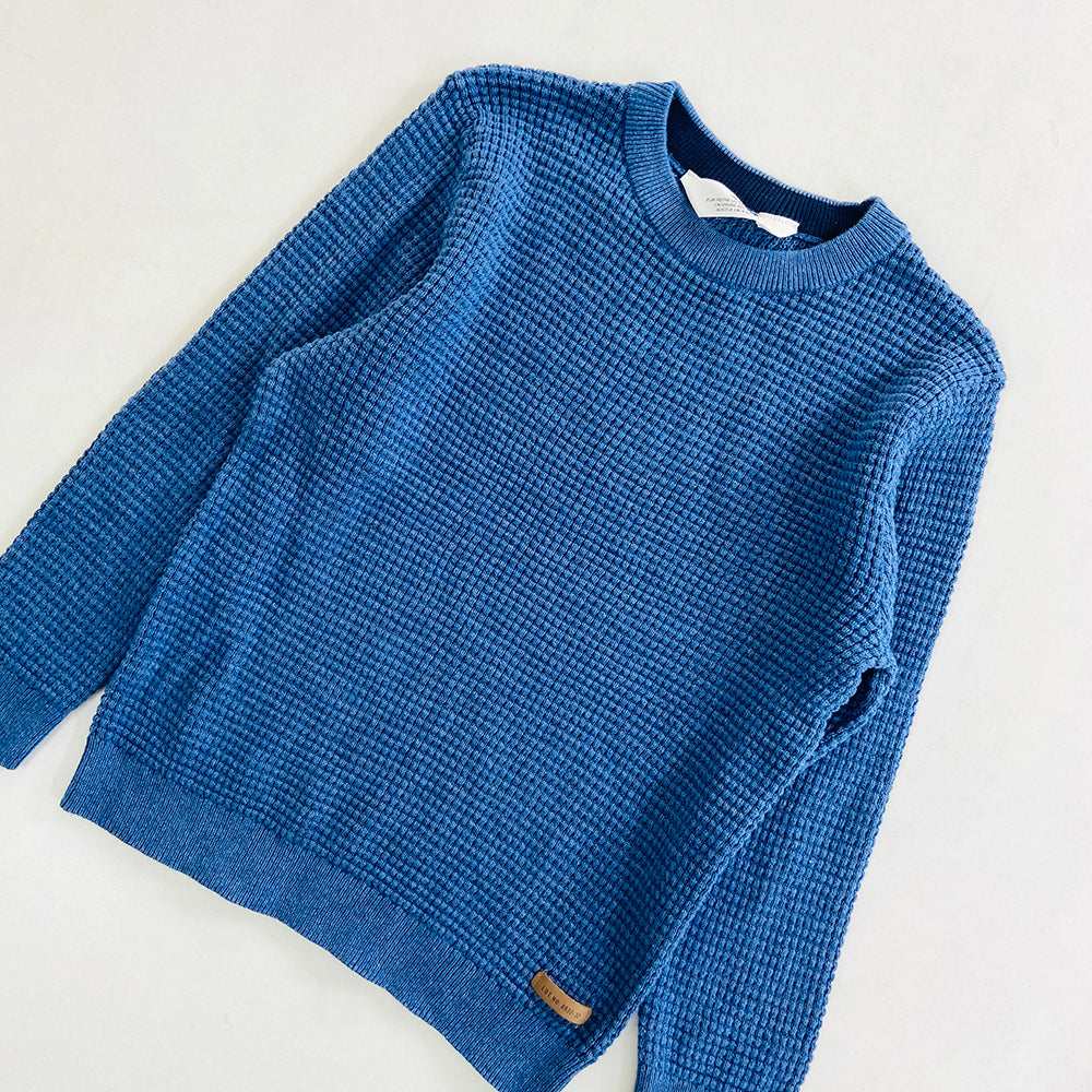 Boys Long Sleeve Knit Cotton Sweater