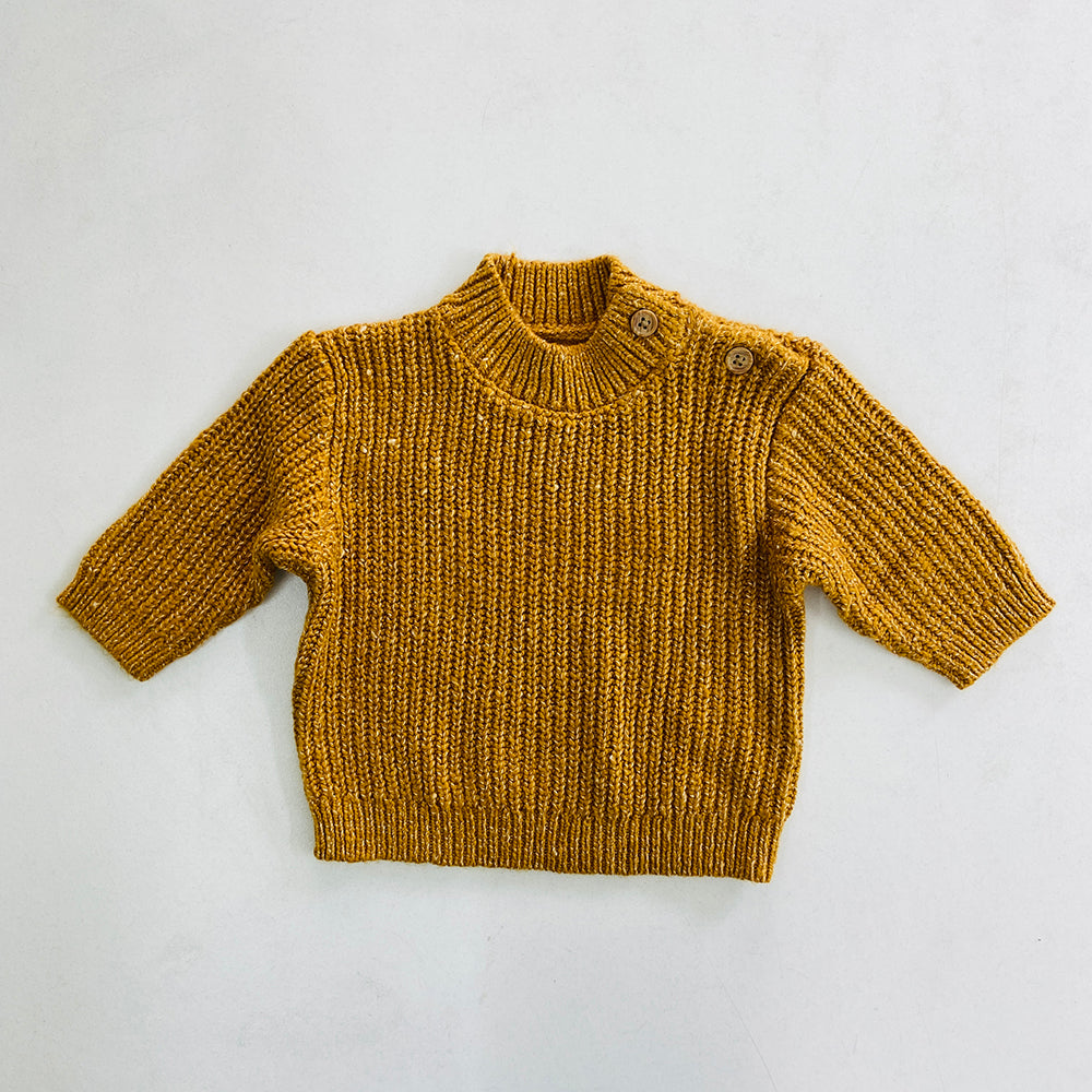 Toddler Baby Long Sleeve Knit Cotton Sweater