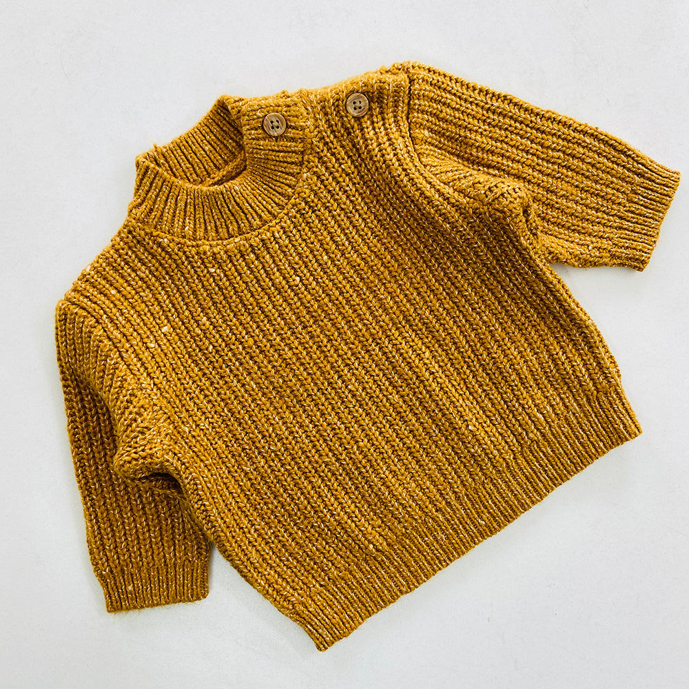 Toddler Baby Long Sleeve Knit Cotton Sweater