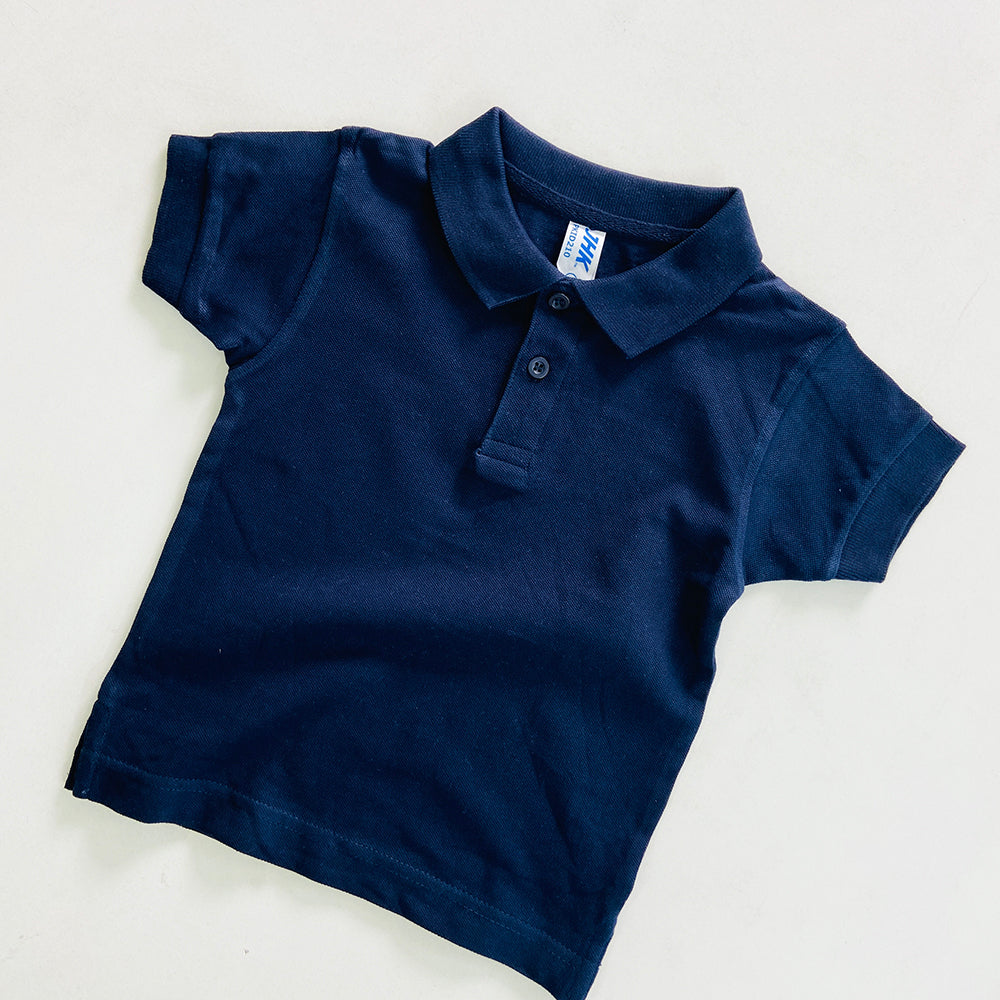 Kids Unisex Short Sleeve Pique Polo T-Shirt