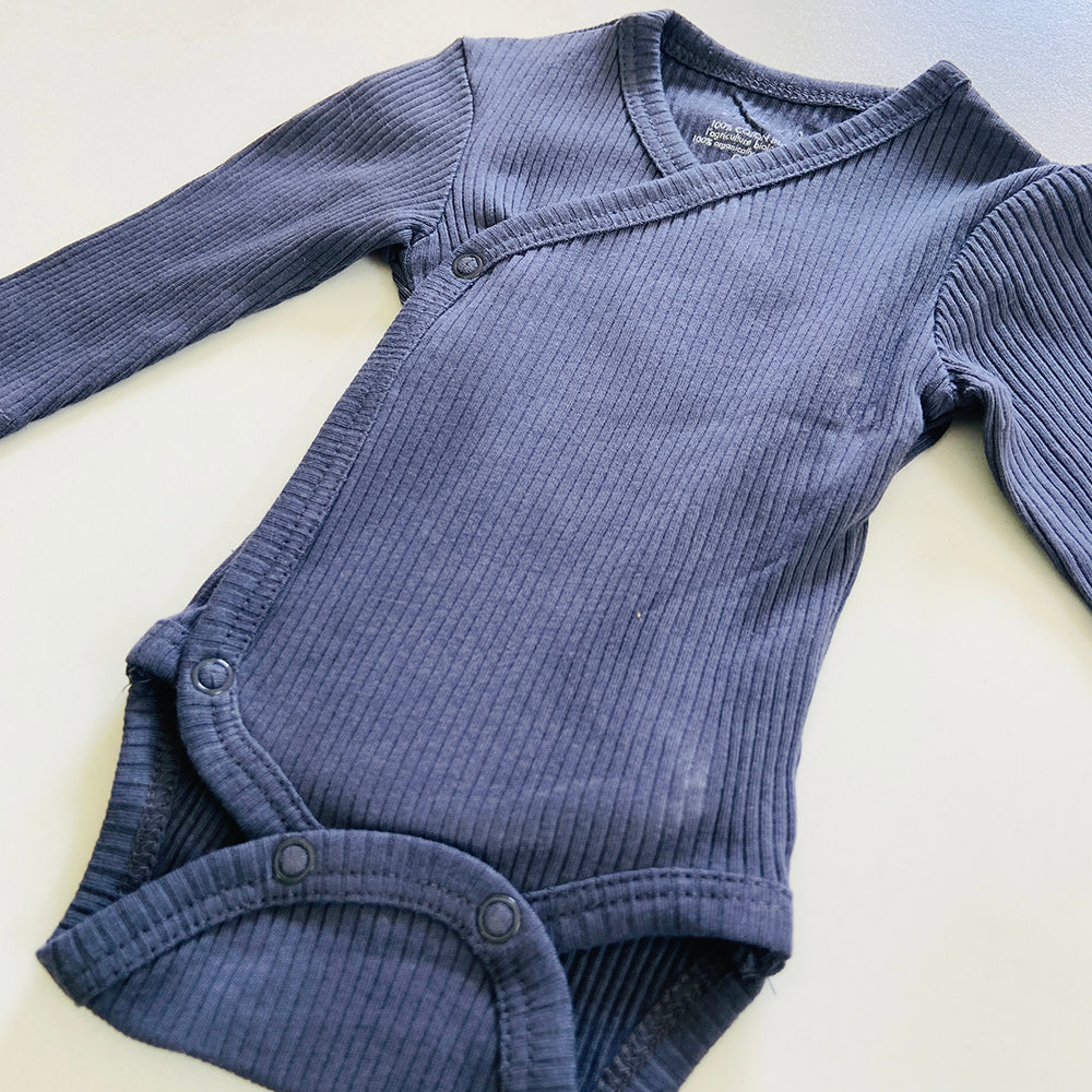 Toddler Baby Cotton Rib Long Sleeve Bodysuit Romper