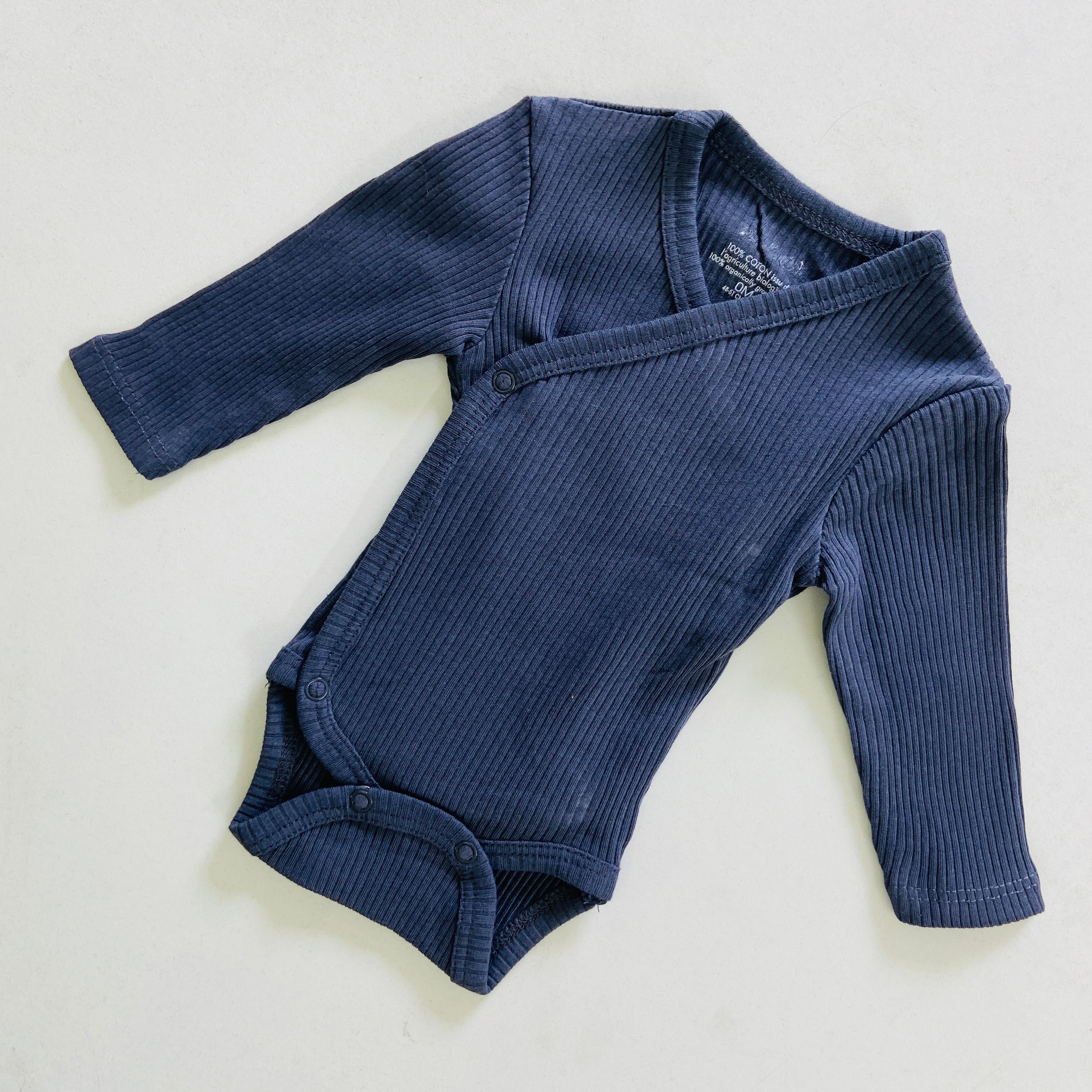 Toddler Baby Cotton Rib Long Sleeve Bodysuit Romper