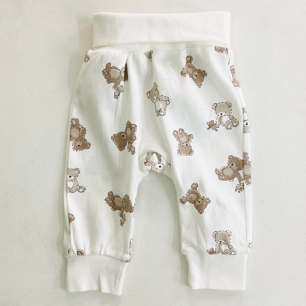 Toddler Baby High Waist Cotton Trouser