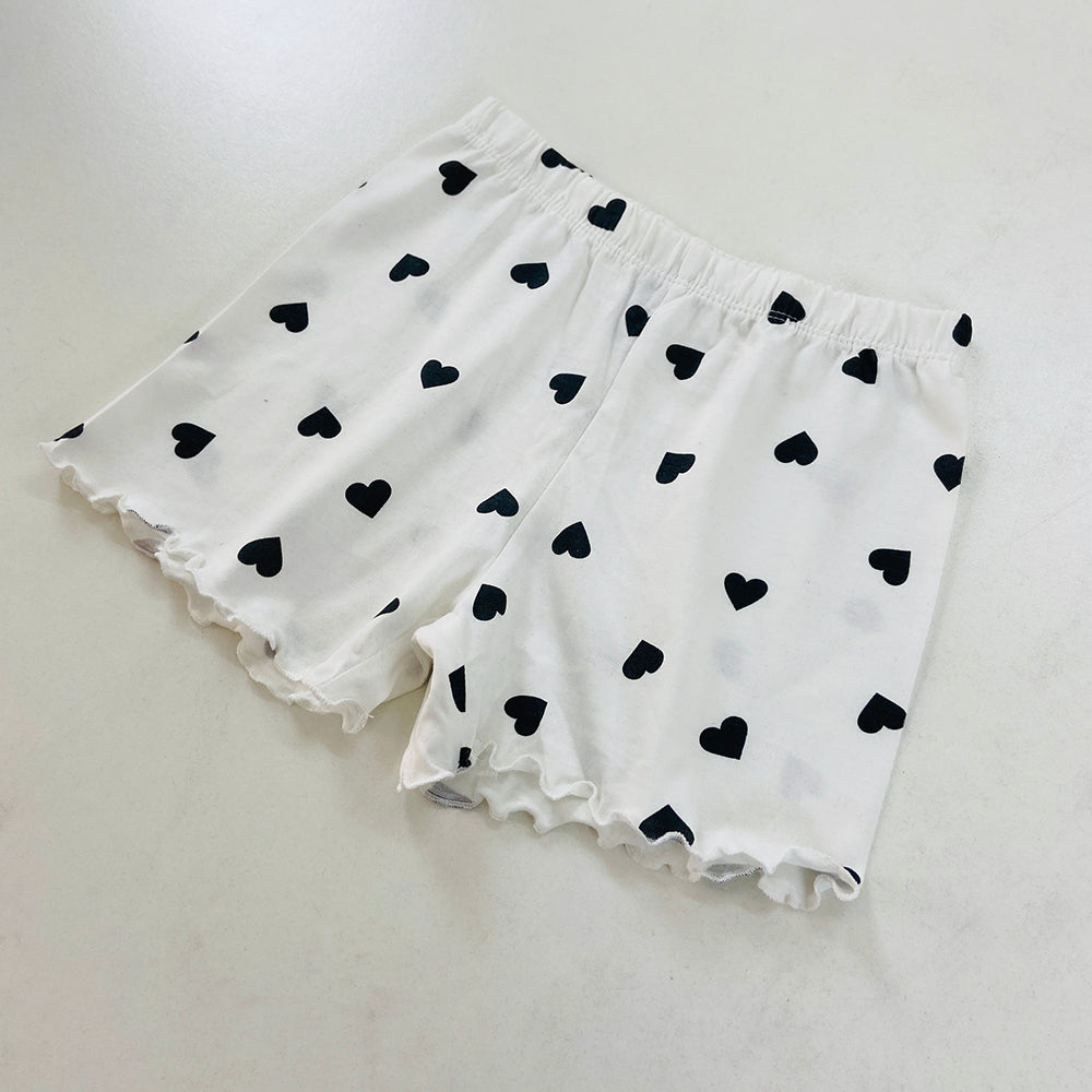 Girls Printed Cotton Jersey Shorts