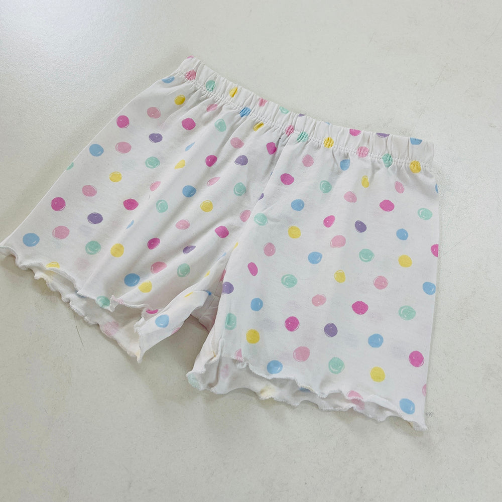 Girls Printed Cotton Jersey Shorts