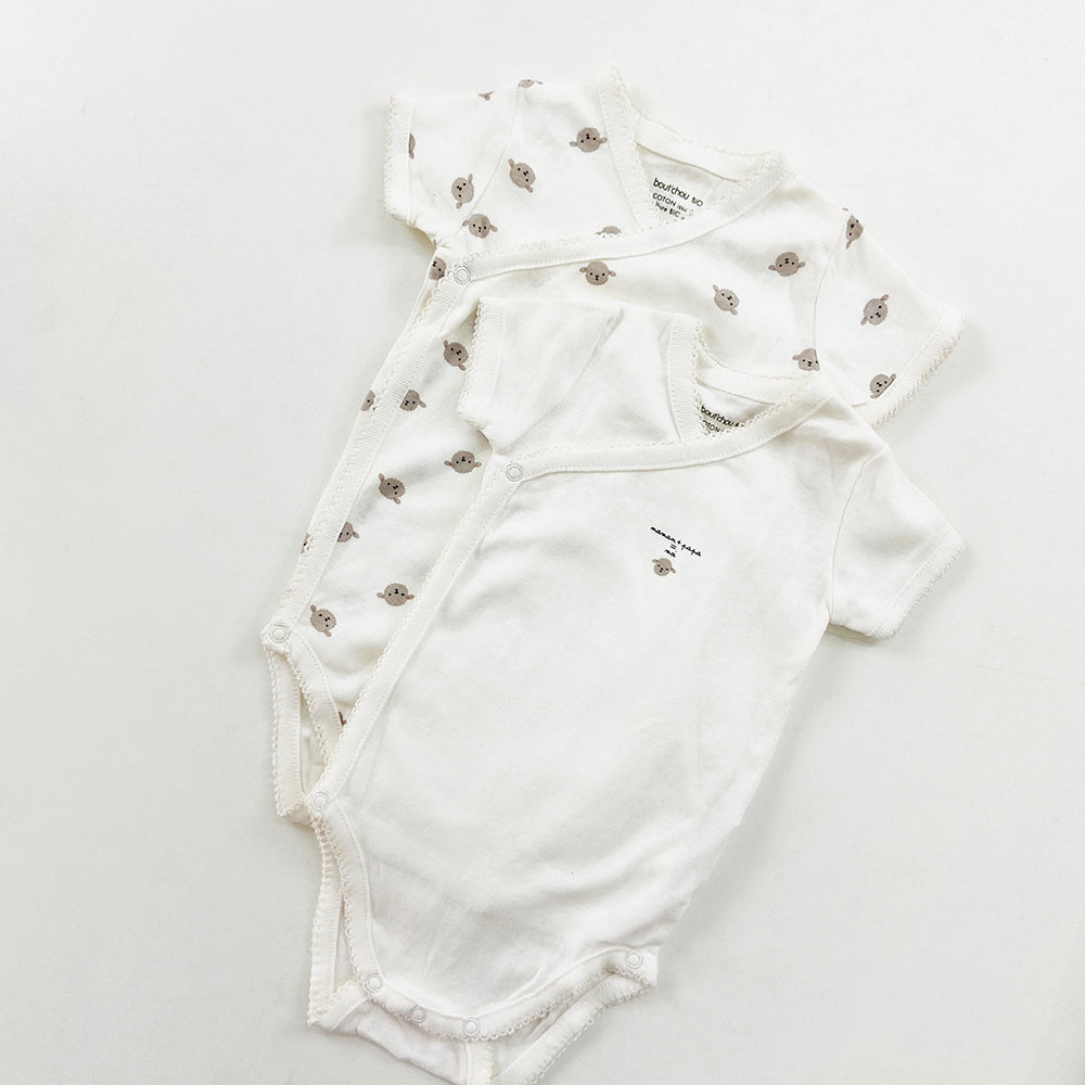 Toddler Baby Half Sleeve Unisex Cotton Romper