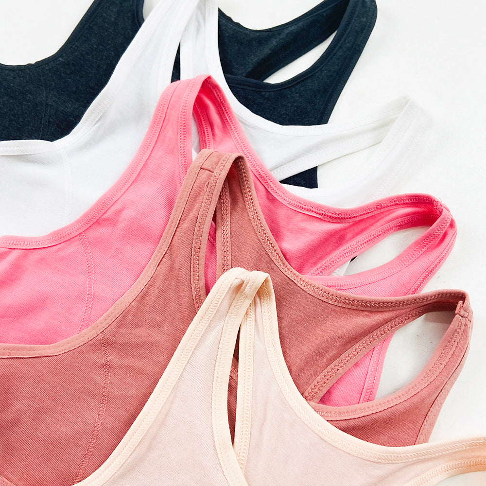 Pack of 3 Girls Non Padded Cotton Bra