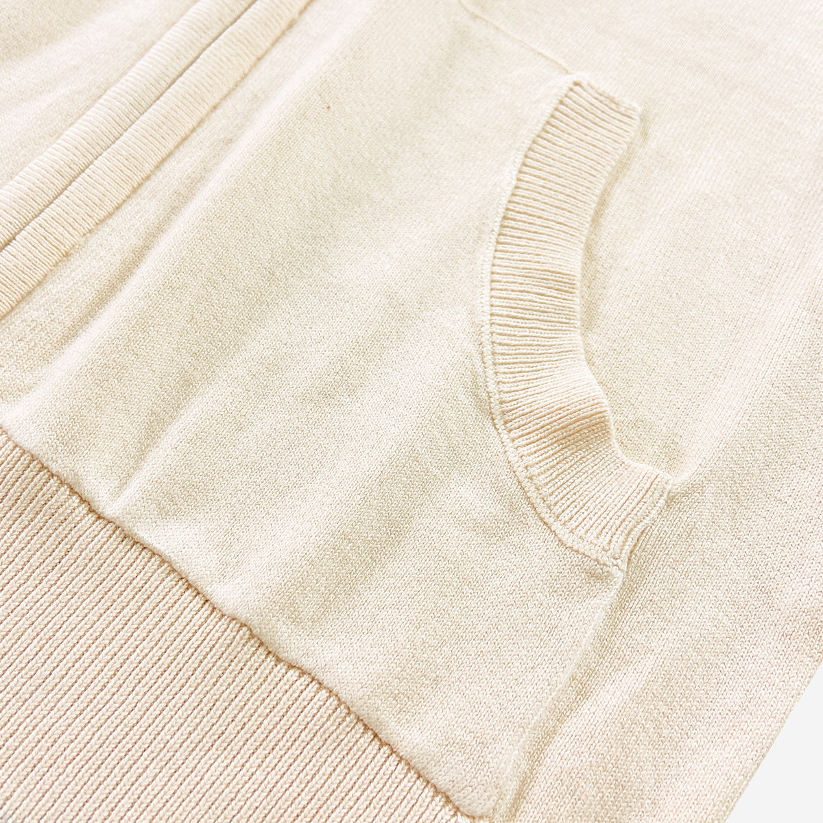 Baby & Teen Girls Soft Knit Zip-Up Ribbed Hoodie With Pockets