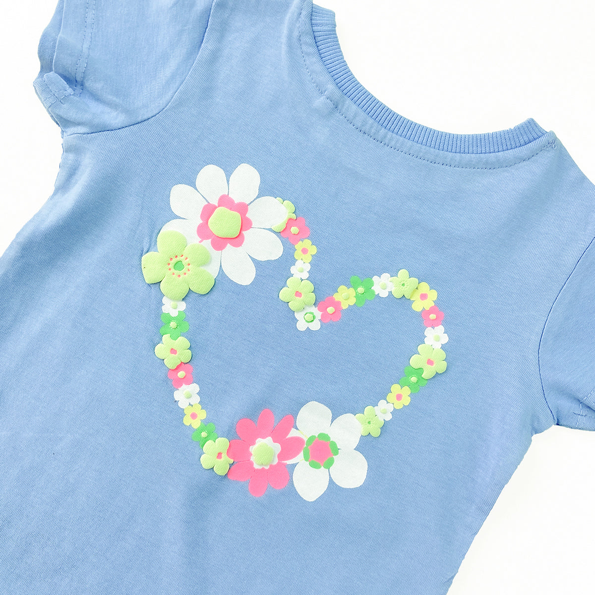 Girls Printed Soft Cotton Short Sleeve T-Shirt