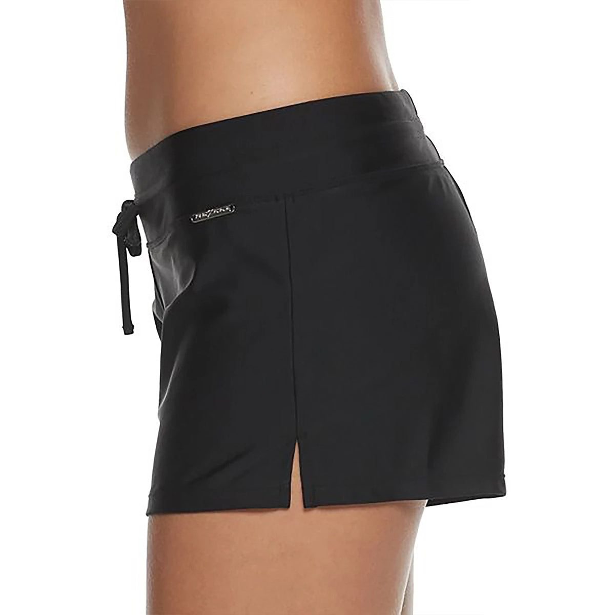 Womens Mid-Rise Swim Shorts with Inner Brief