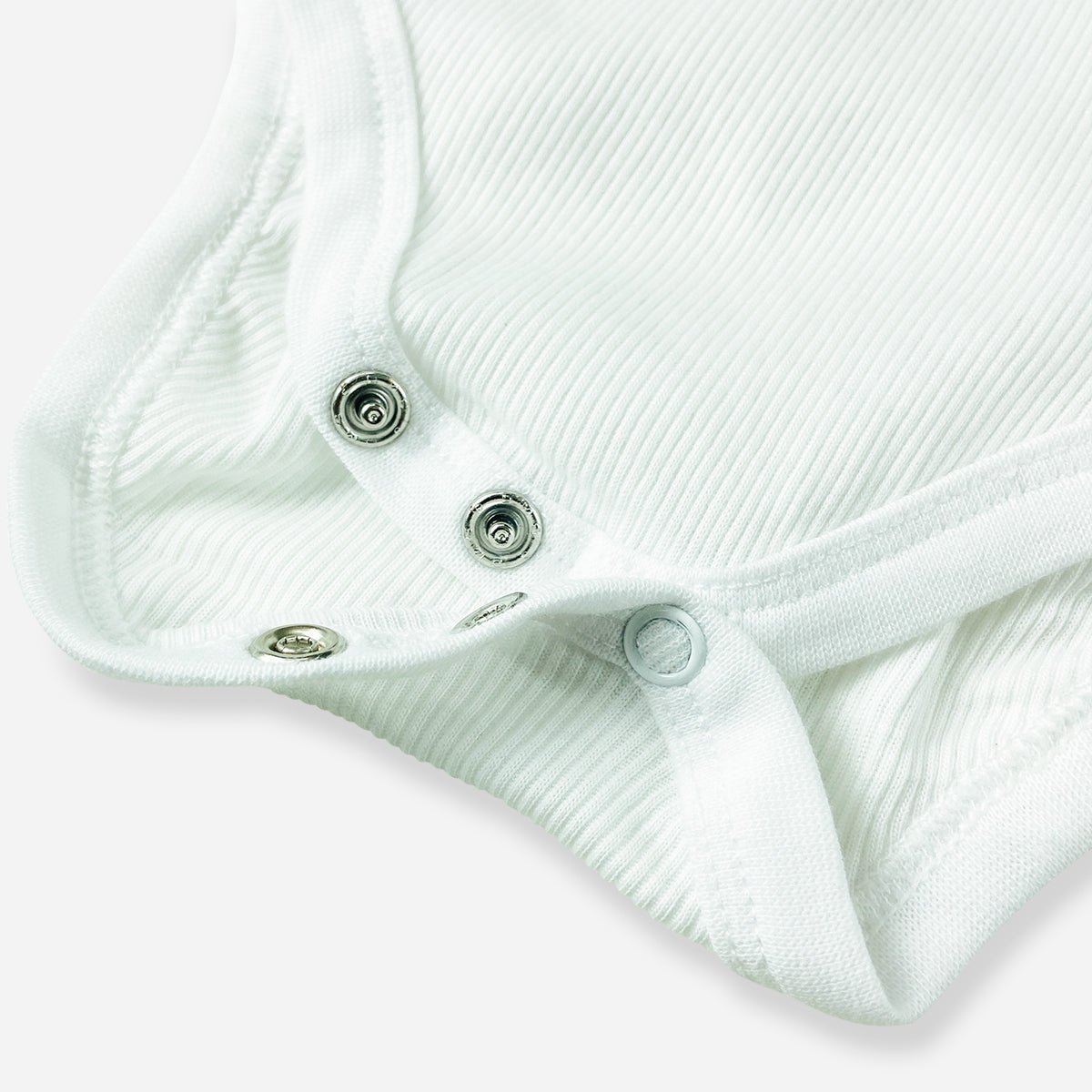 Baby Ribbed Cotton Long Sleeve Henley Bodysuit