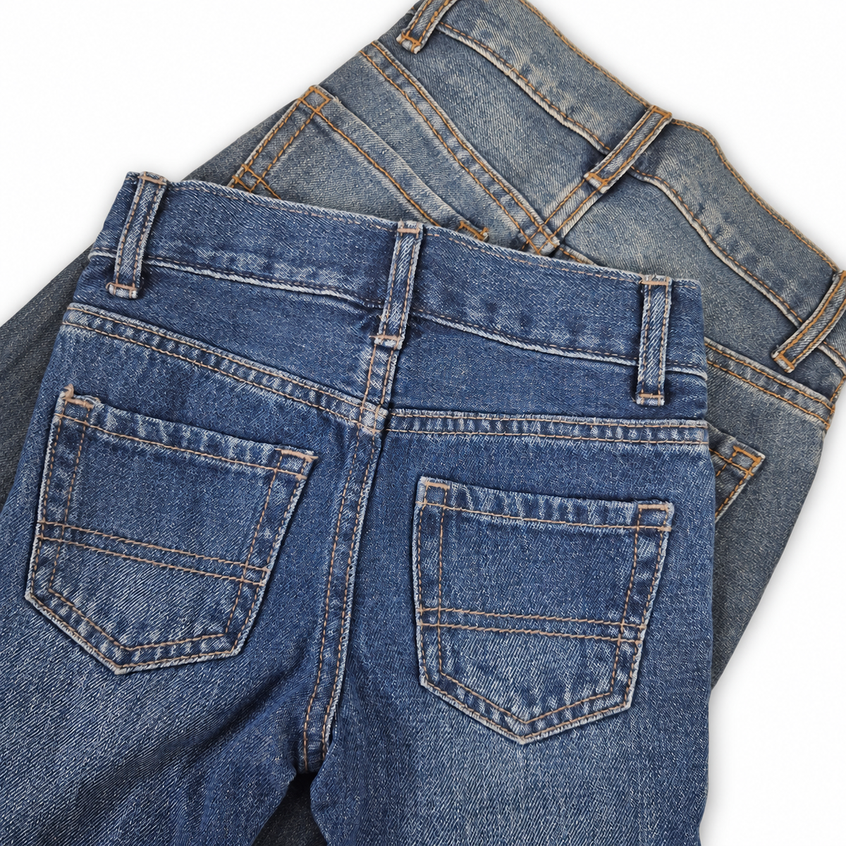Boys Blue Denim Bootcut Jeans with Pockets | 4–14 Years