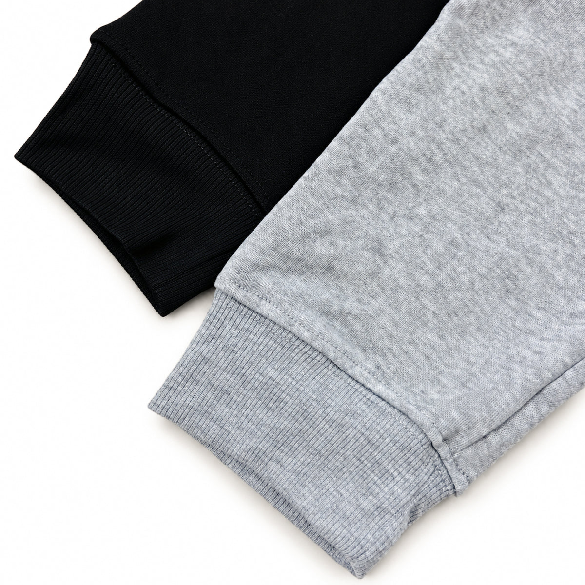 Men’s Elastic Waistband Fleece Jogger Pants With Pockets & Ankle Cuffs