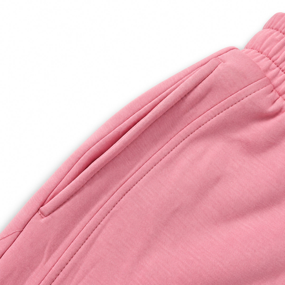 Womens Stretch Elastic Waist Casual Shorts With Side Pocket