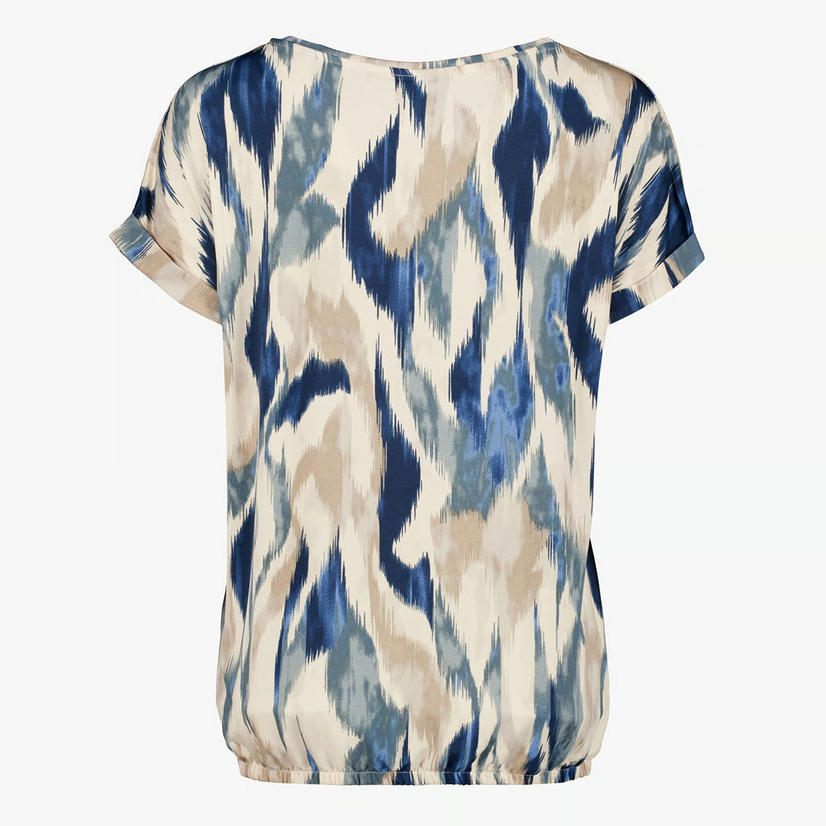 Womens Printed Short Sleeve Round Neck T-Shirt
