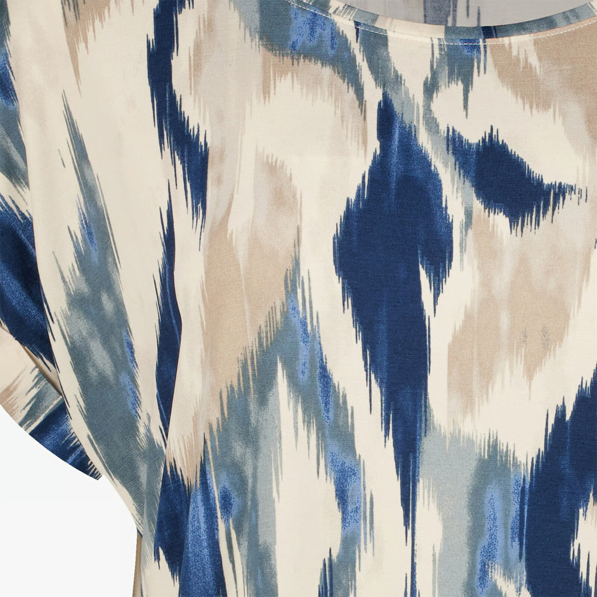 Womens Printed Short Sleeve Round Neck T-Shirt