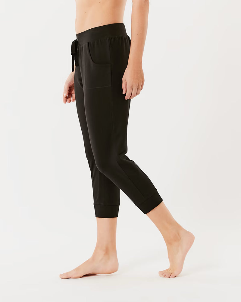 Women's Capri  Length Sweatpants Cropped Jogger Pant
