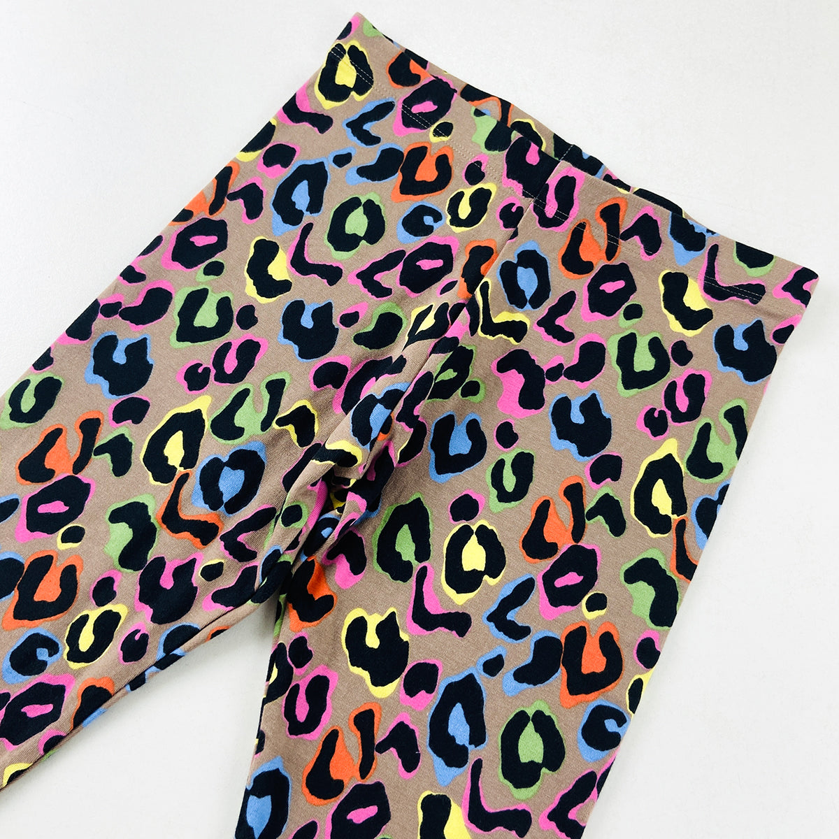 Girls Premium Cotton Jersey Printed Leggings