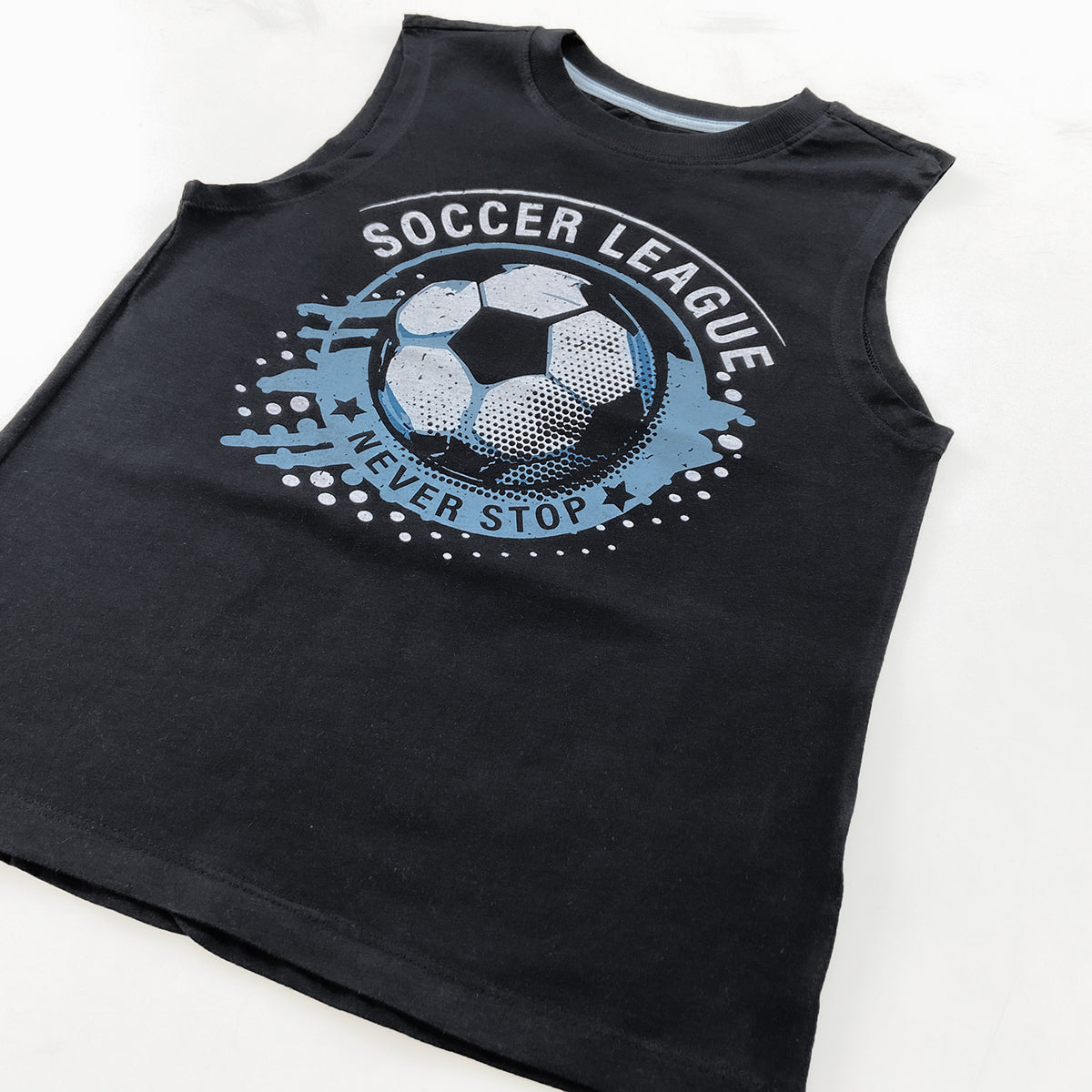 Boys Printed Sleeveless Soft Cotton & Breathable Summer Tank Top