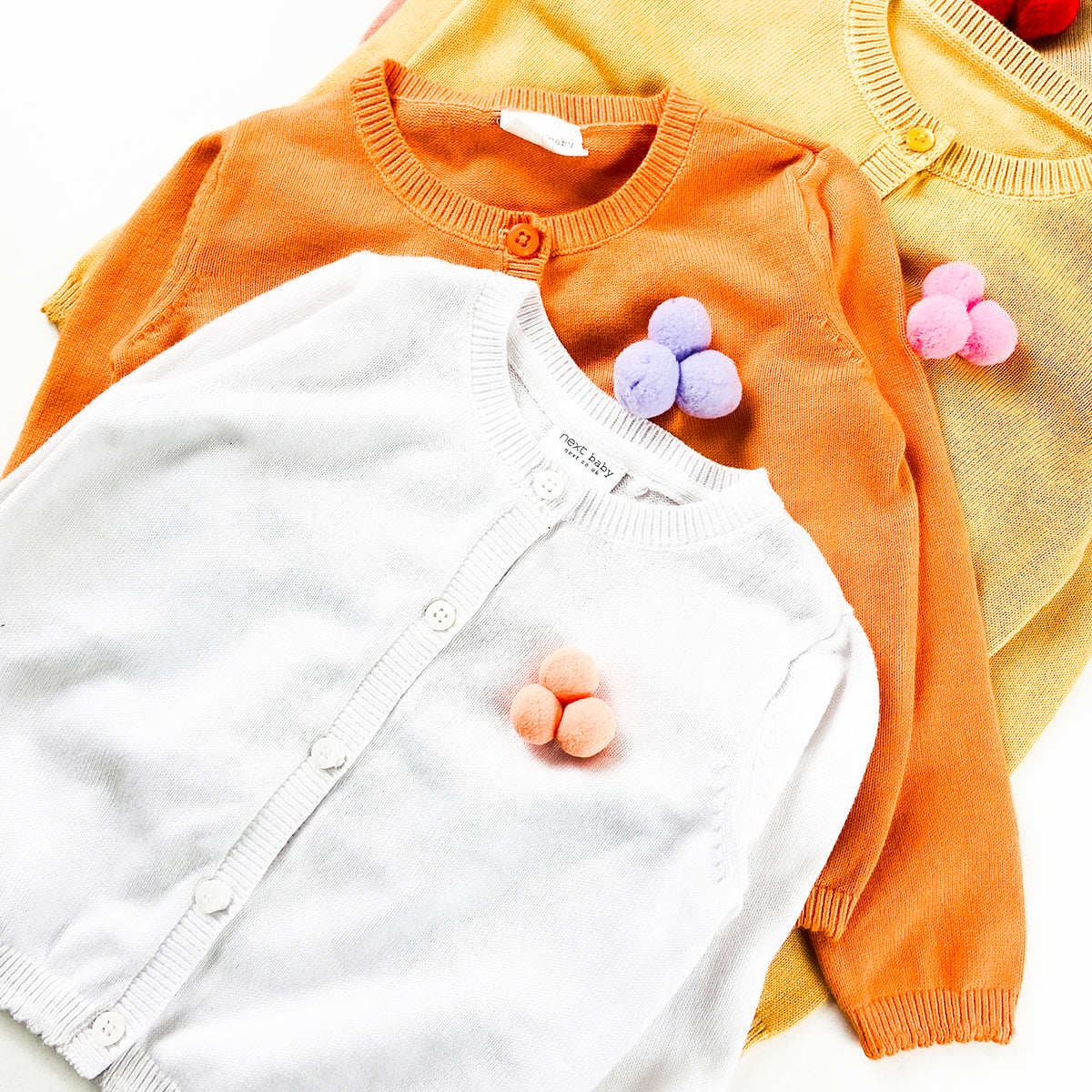 Baby Girls Cotton Knitted Cardigan Sweater