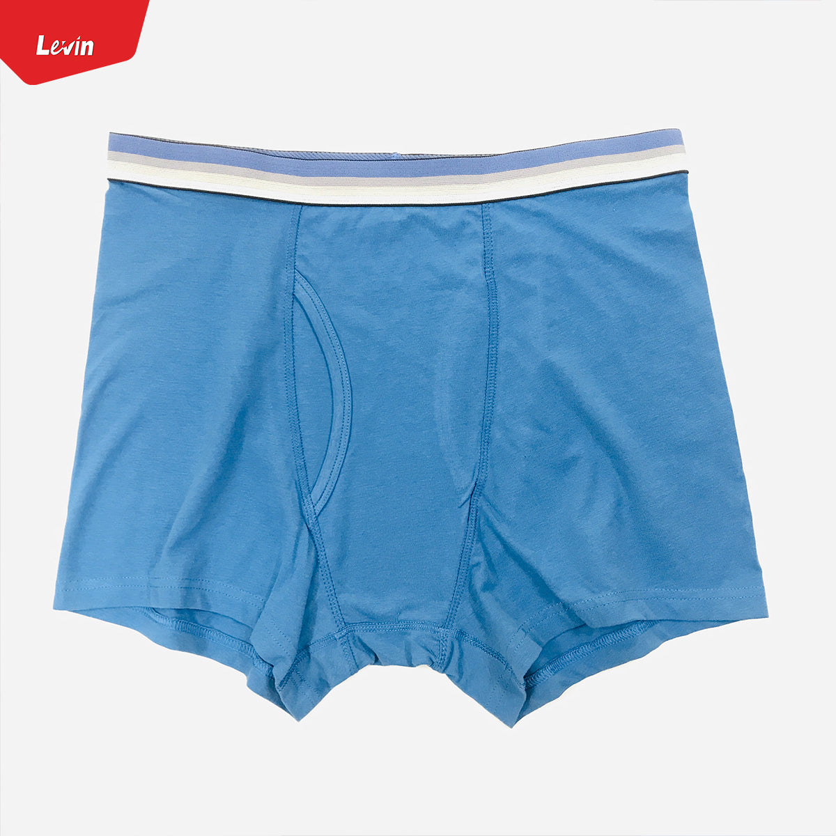 Mens Mid Rise Cotton Boxers With Elastic Stretch Comfort