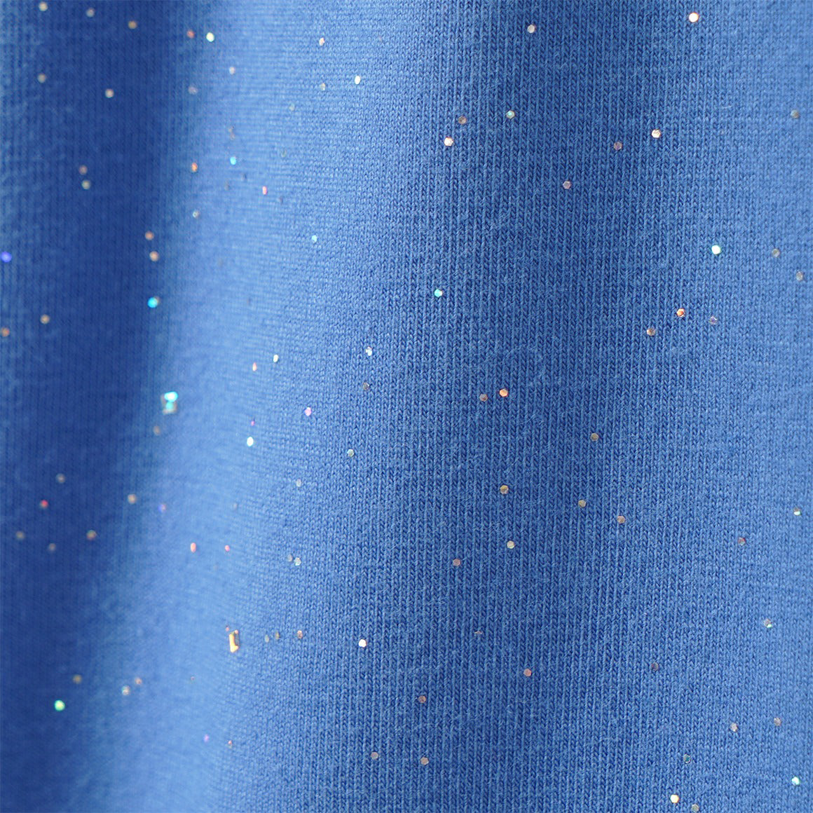 Girls Silver Glitter Spray Printed Cotton Capri Leggings