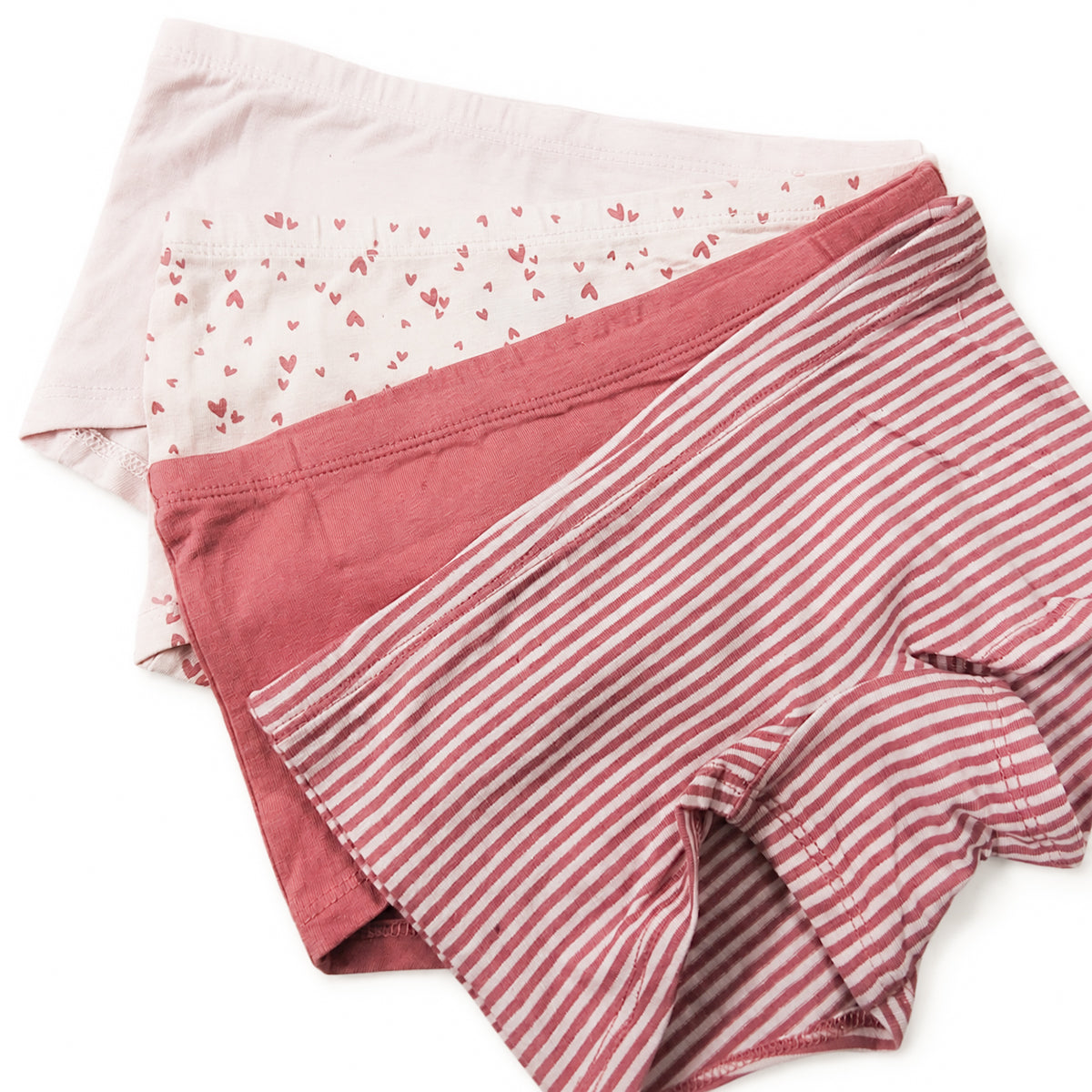 Pack of 5 Girls Stretch Boxer Cotton Underwear