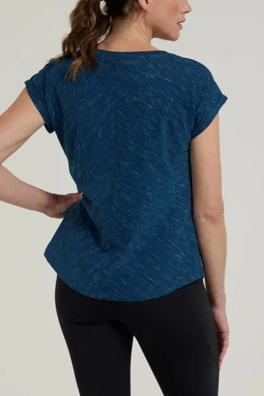 Women's Slouch Fit Round Neck Cotton T-Shirt